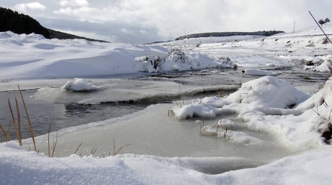 Doğu Anadolu'da kar yağışı durdu, soğuk hava etkisini koruyor 5